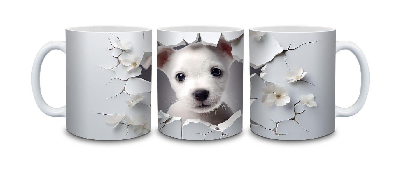 M-01-001 M1 - West Highland White Terrier mok - Afbeelding 1