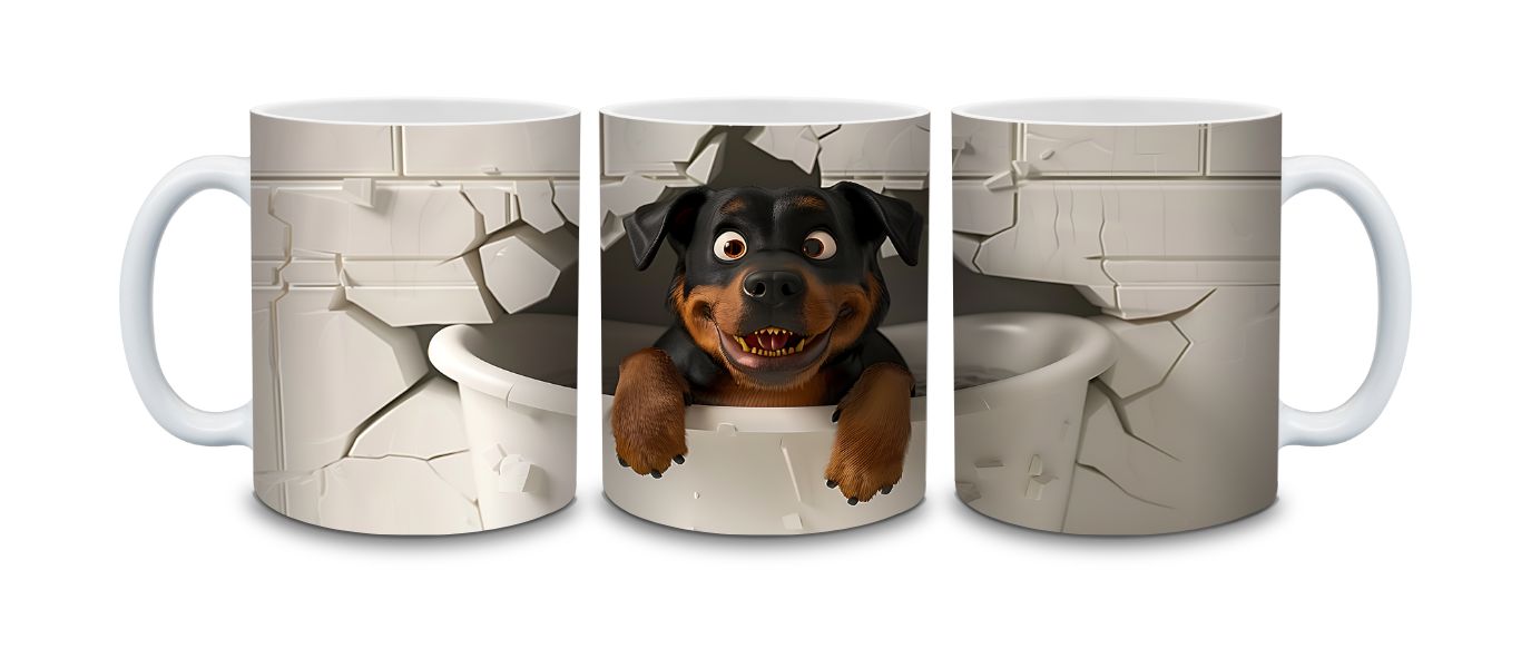 M-01-017 M1 - Rottweiler mok - Afbeelding 1